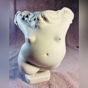 Rare vintage Bisque  Nude Sculpture by Ricardo Mesa
